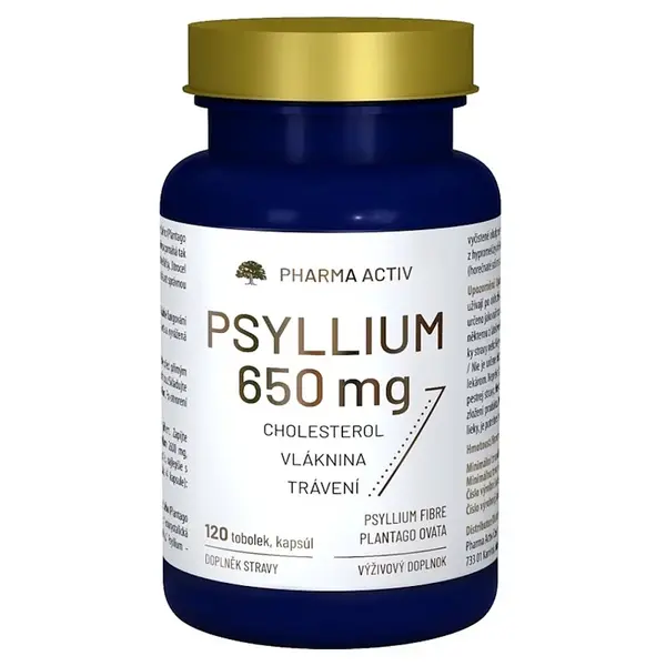 PHARMA ACTIV Psyllium 650mg 120 tobolek