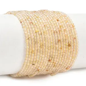 Natural Gold Rutilated Quartz Beads Strands
