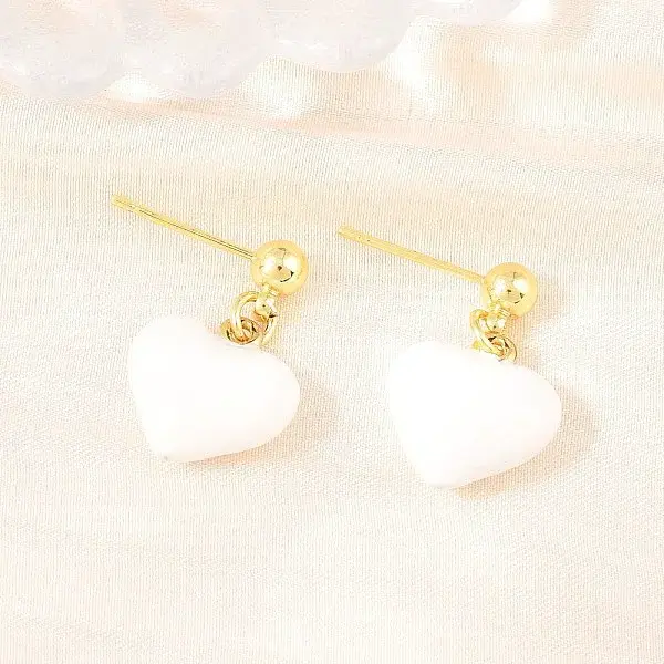 Rack Plating Women's Brass Stud Earrings