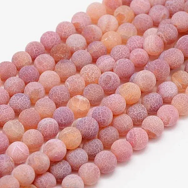 Natural Weathered Agate Beads Strands