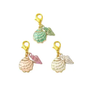 3Pcs Alloy Enamel Pendant Decorations