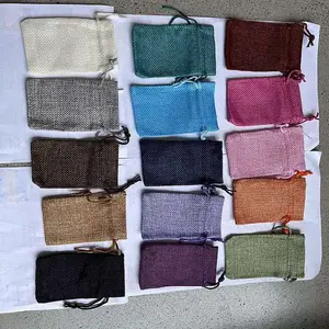 Burlap Packing Pouches