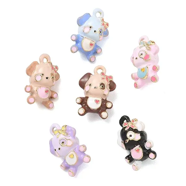 Alloy Enamel Pendants
