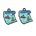 Baking Paint Alloy Enamel Pendants