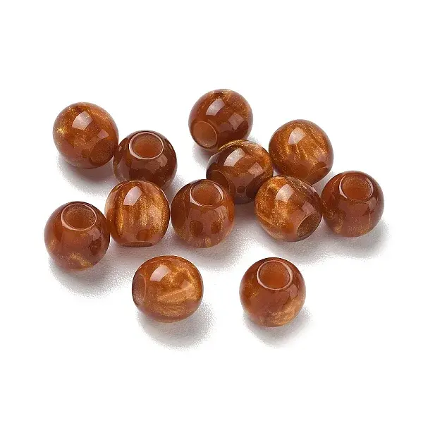 Opaque Resin European Beads