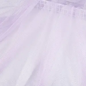 Glitter Polyester Mesh Fabirc