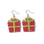 Christmas Iron Acrylic Dangle Earrings