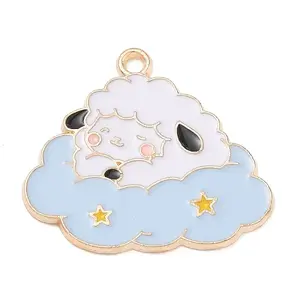 Alloy Enamel Pendants