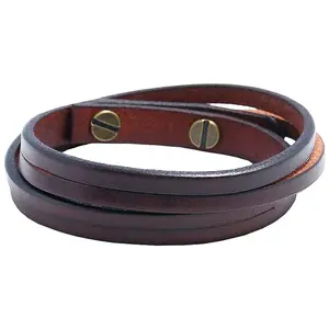 Cowhide Leather Wrap Bracelets