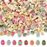 300Pcs Printed Handmade Polymer Clay Beads