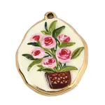 304 Stainless Steel Enamel Pendants