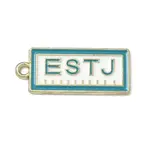 MBTI Theme Alloy Enamel Pendants