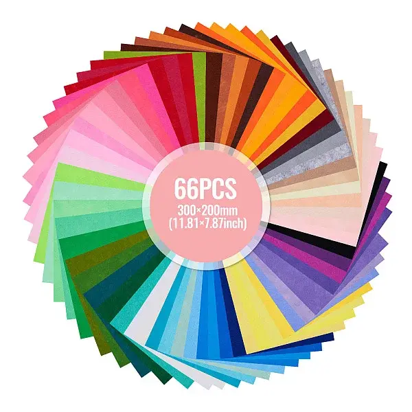 66Pcs Non Woven Fabric
