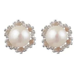 Natural Pearl Ear Studs