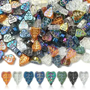 160Pcs 8 Colors Electroplate Glass Beads