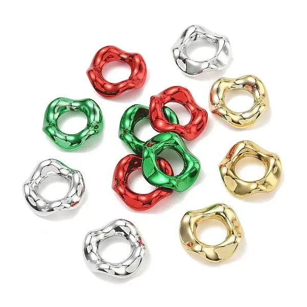 Christmas UV Plating Acrylic Linking Rings