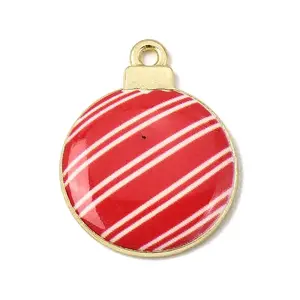 Christmas Printed Alloy Pendants