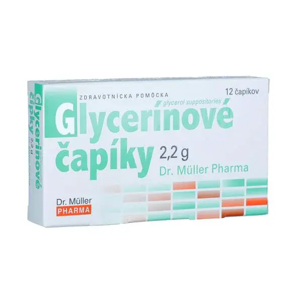Dr. Müller Glycerinové čípky, 12 x 2,2 g
