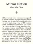 Mirror Nation - Don Mee Choi