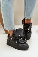 PM1 Dámské Sneakersy Na Platformě Černé Dolistana