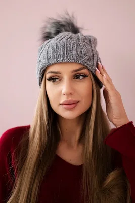 Kesi Fleecová kostkovaná čepice K226 tmavě šedá