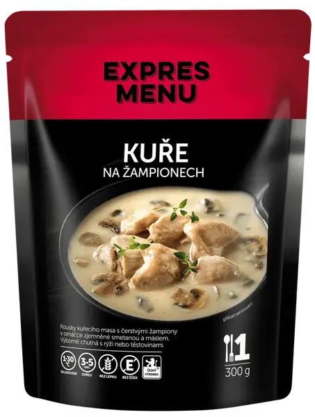 EXPRES MENU Kuře na žampionech 300 g (1 porce)