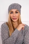 Kesi Fleecová čepice Justyna K253 tmavě šedá
