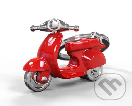 Kľúčenka - Skúter - červený