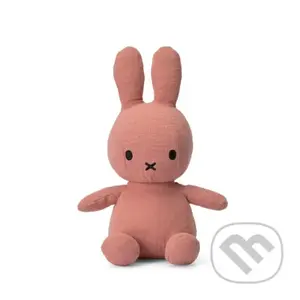 Miffy sediaca mušelín ružová 23cm