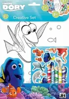 Dory: Vymaľovanková súprava s pastelkami (Creative set) - kniha z kategorie Omalovánky