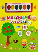 Maľované odtlačky 4 - Kolektív - kniha z kategorie Omalovánky