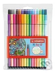 Fixa STABILO Pen 68 sada 24+6 ks neonové v puzdre