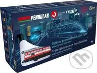 Kloubový vlak Talgo Pequetren 402 (se stanicí, semaforem a nájezdem) - hra z kategorie Stavebnice