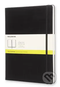 Moleskine - čierny zápisník (veľký, čistý)