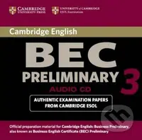 Cambridge BEC Preliminary 3 Audio CD - audiokniha z kategorie Jazykové učebnice a slovníky