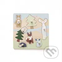 Puzzle drevené s úchytkami Edvin - hra z kategorie Vzdělávací hry