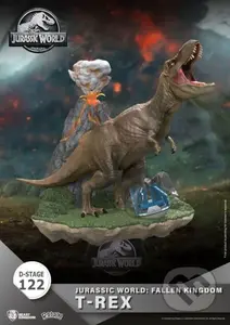 Jurský park diorama D-Stage - T-Rex 13 cm