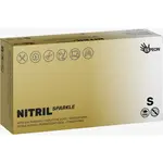 Espeon Nitril Sparkle Pearlescent Gold nitrilové nepudrované rukavice veľkosť S 2x50 ks
