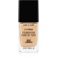 Wet n Wild PhotoFocus ľahký hydratačný make-up pre rozjasnenie pleti odtieň Soft Beige 28 ml