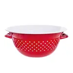 Šalátová misa červená s bodkami