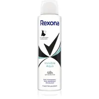 Rexona Invisible Aqua dezodorant v spreji proti bielym a žltým škvrnám 150 ml