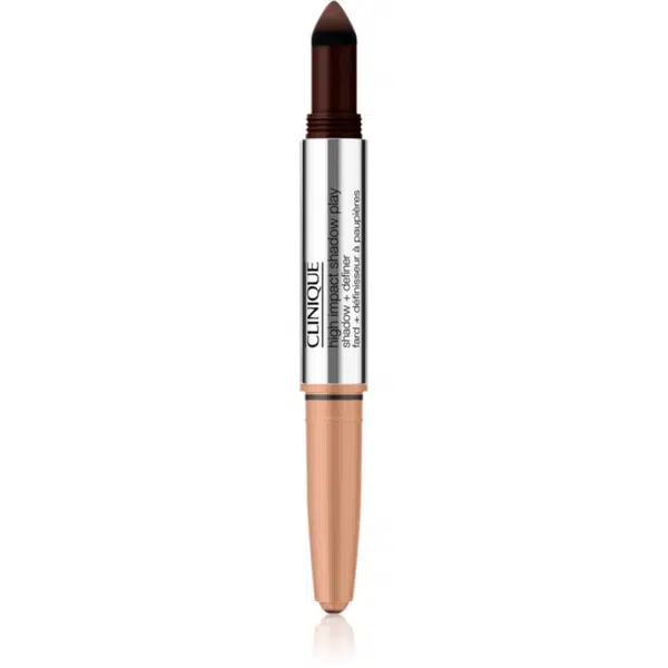 Clinique High Impact™ Shadow Play očné tiene v ceruzke duo odtieň Café Au Lait 1.9 g
