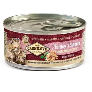 Carnilove Cat konzerva Turkey & Salmon for Kitten 100 g | Konzerva pre mačky