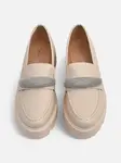 Resti Women's moccasins with zircons Emerne