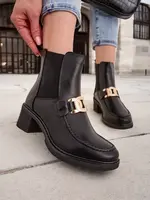 Resti Women's ankle boots on a low heel Ewios