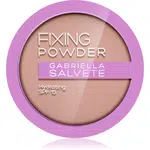 Gabriella Salvete Fixing Powder Hydrating jemný kompaktný púder SPF 15 odtieň 04 Nude Beige 8 g