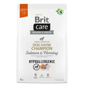 Brit Care Dog Hypoallergenic Dog Show Champion Salmon & Herring 3 kg | Granule pre psov