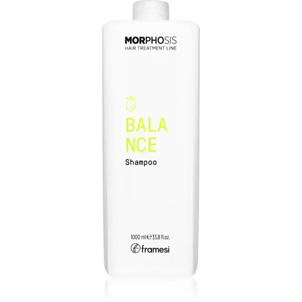Framesi Morphosis Balance čistiaci šampón pre mastné vlasy a vlasovú pokožku 1000 ml