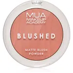 MUA Makeup Academy Blushed Powder Blusher púdrová lícenka odtieň Rose Tea 5 g