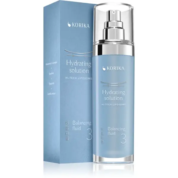 KORIKA HI-TECH LIPOSOME Hydrating solution Balancing fluid ľahká hydratačná emulzia 120 ml